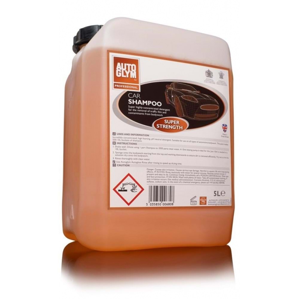 CAR SHAMPOO SUPER STRENGTH  5 L.
