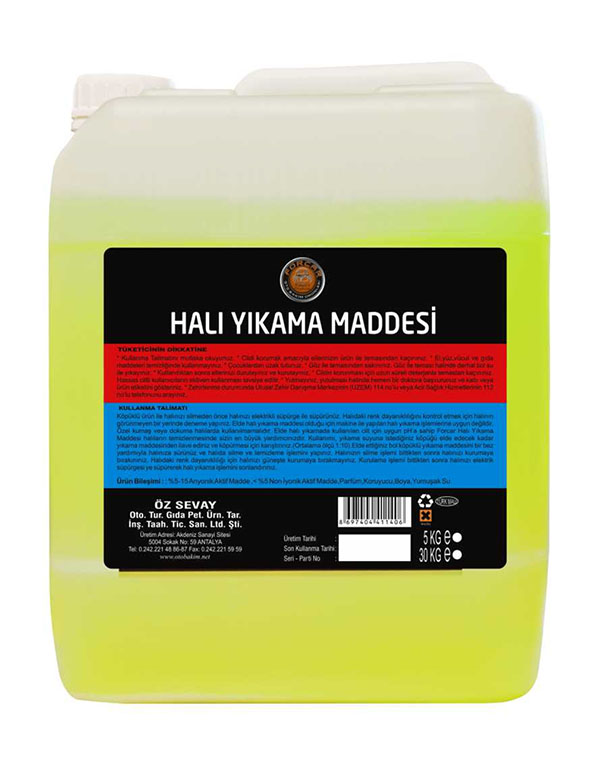 HALI YIKAMA MADDESİ 5 KG.