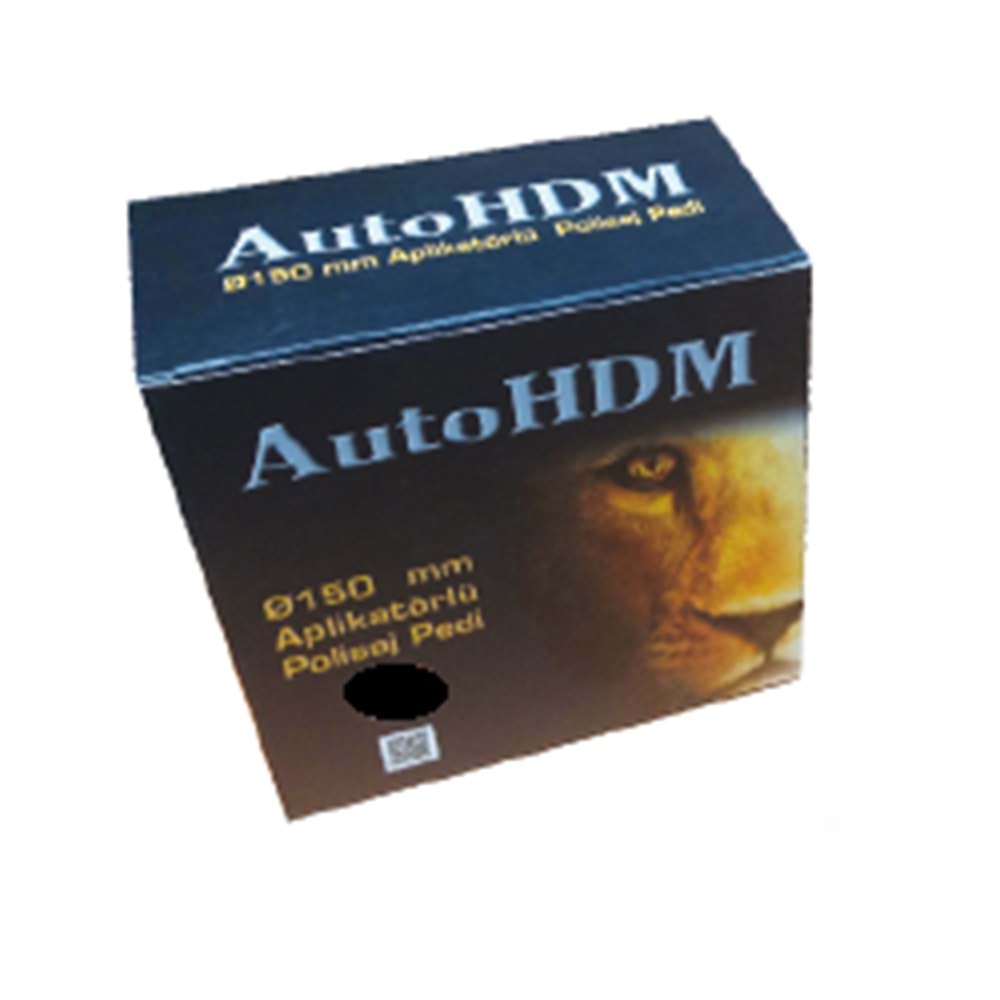 150 mm APLİKATÖRLÜ POLİSAJ PEDİ - SİYAH