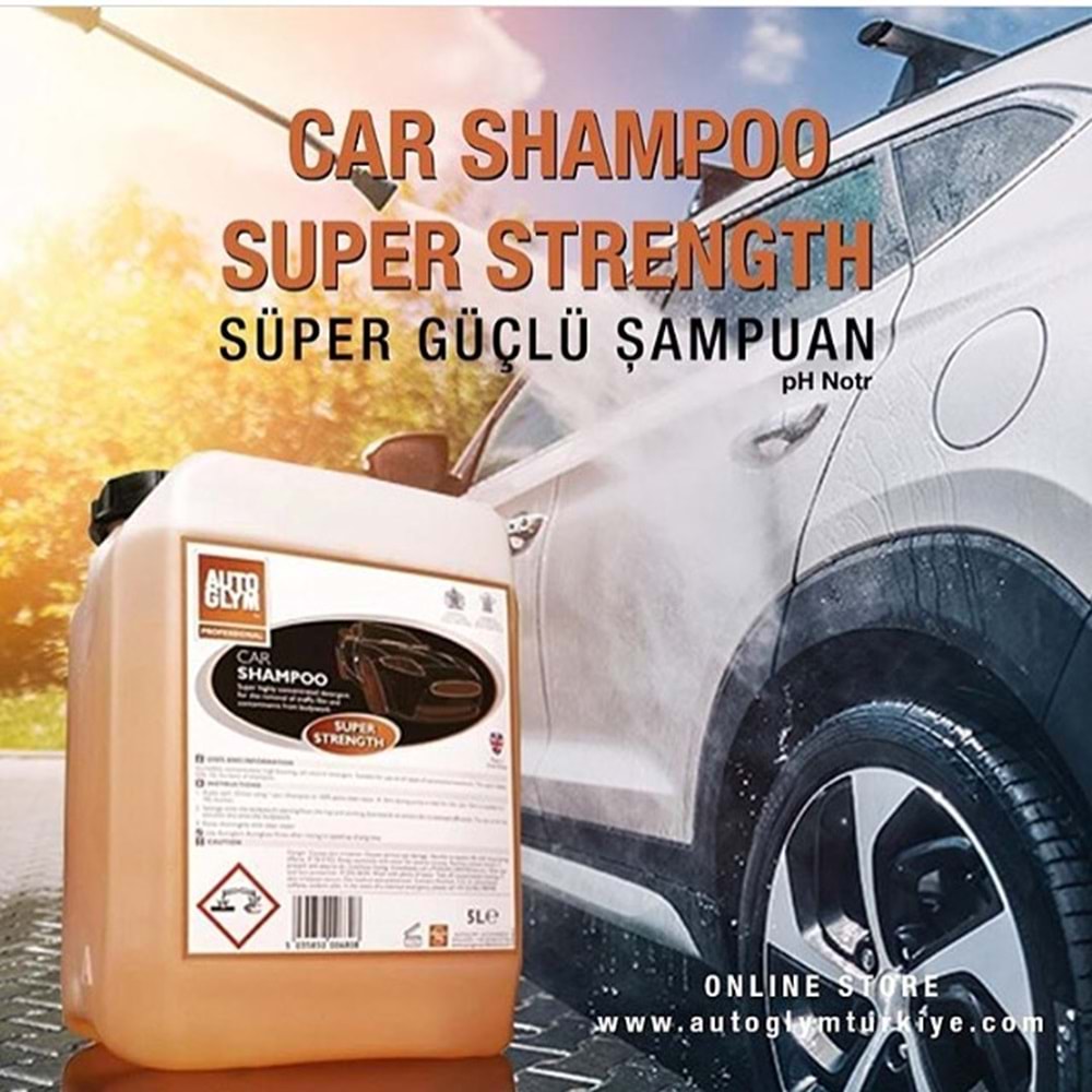 CAR SHAMPOO SUPER STRENGTH  5 L.