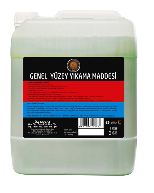 YÜZEY TEMİZLEYİCİ 5 KG.
